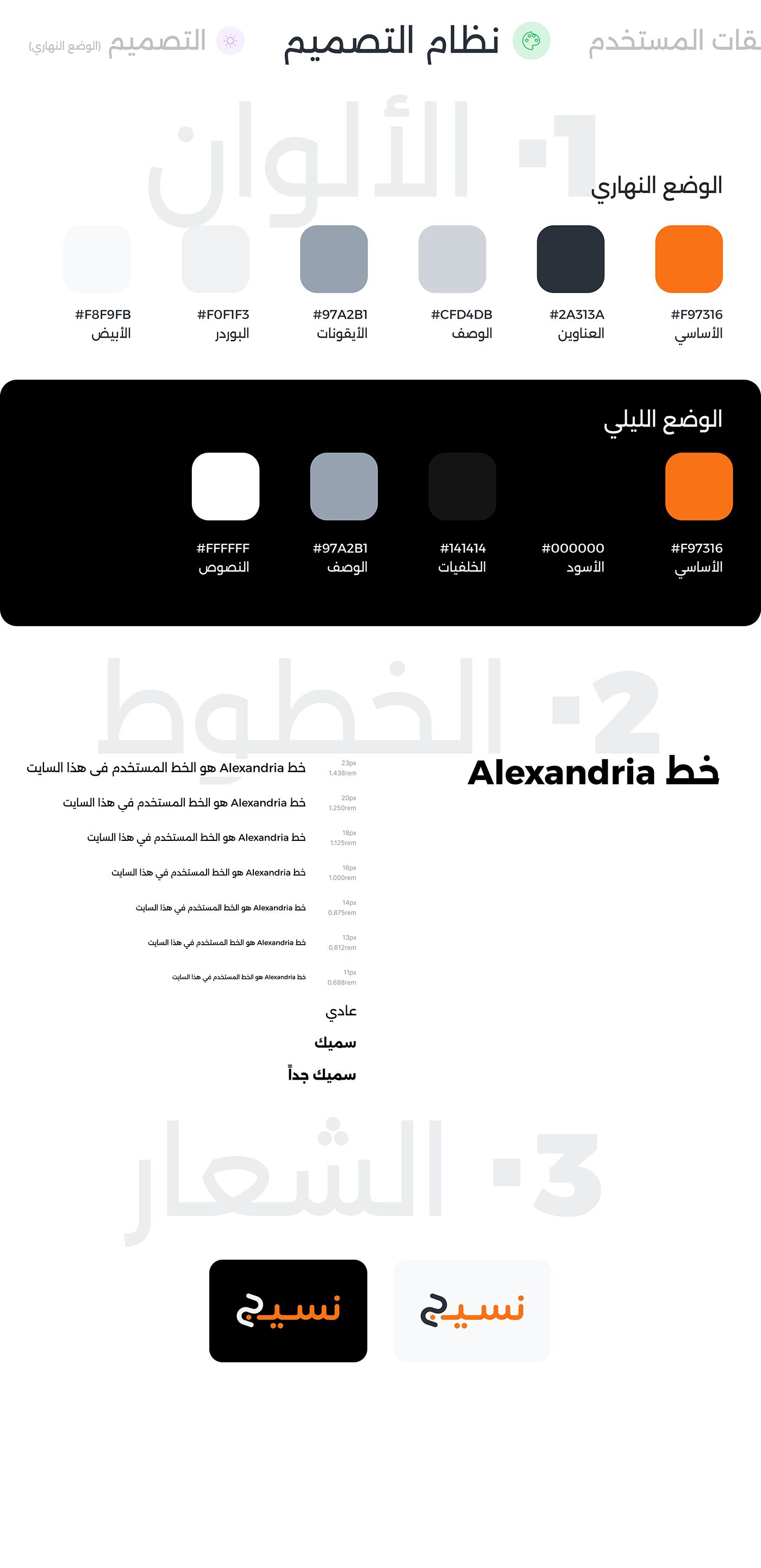 لوحة 08 — نظام التصميم